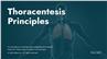 Thoracentesis Principles